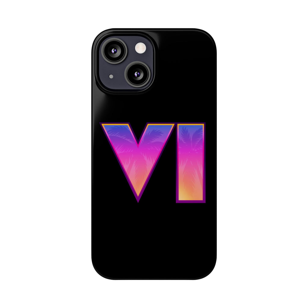 Slim Phone Case  |  Neon VI  |  iPhone 13 Mini