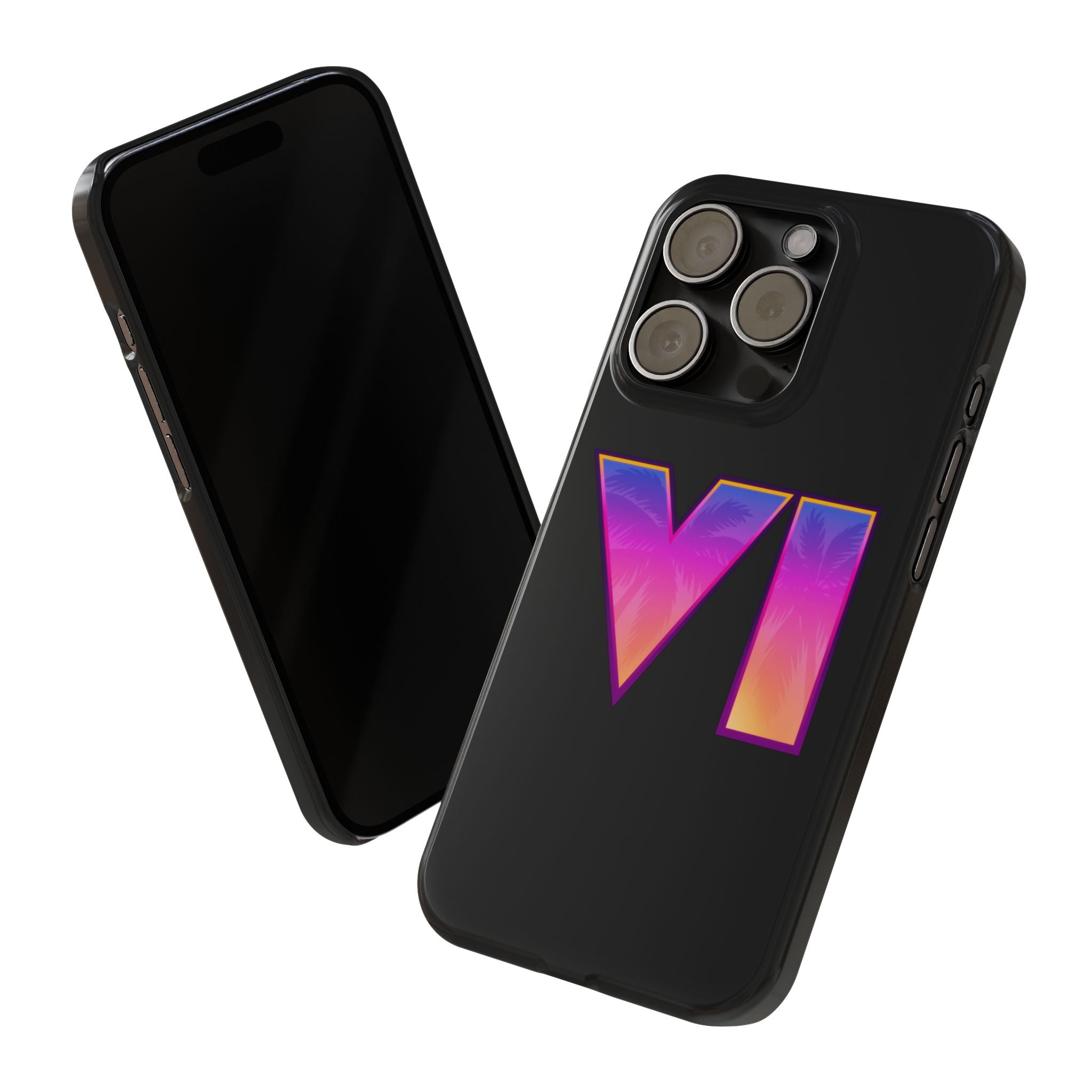 Slim Phone Case  |  Neon VI  |  iPhone 15 Pro