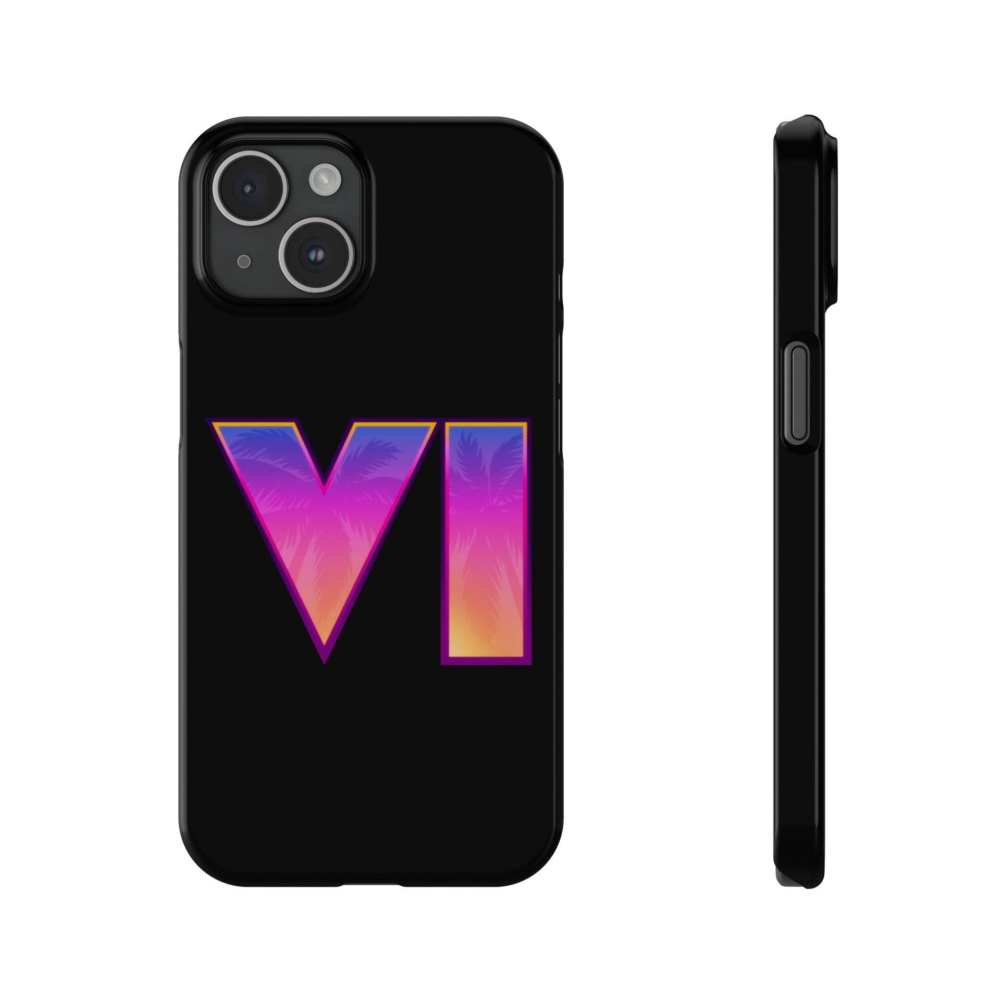 Slim Phone Case  |  Neon VI  |  iPhone 15