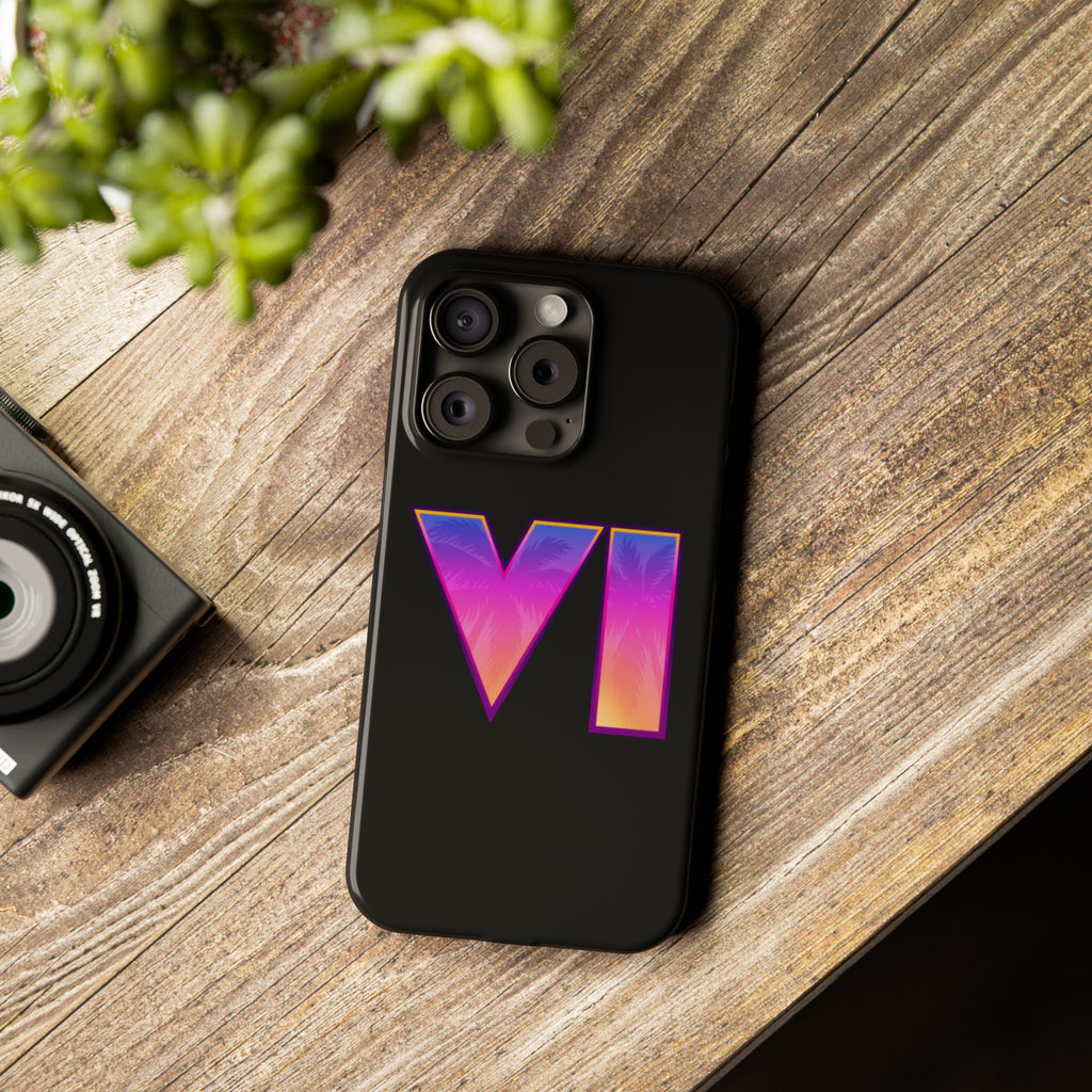 Slim Phone Case  |  Neon VI  |  iPhone 15 Pro
