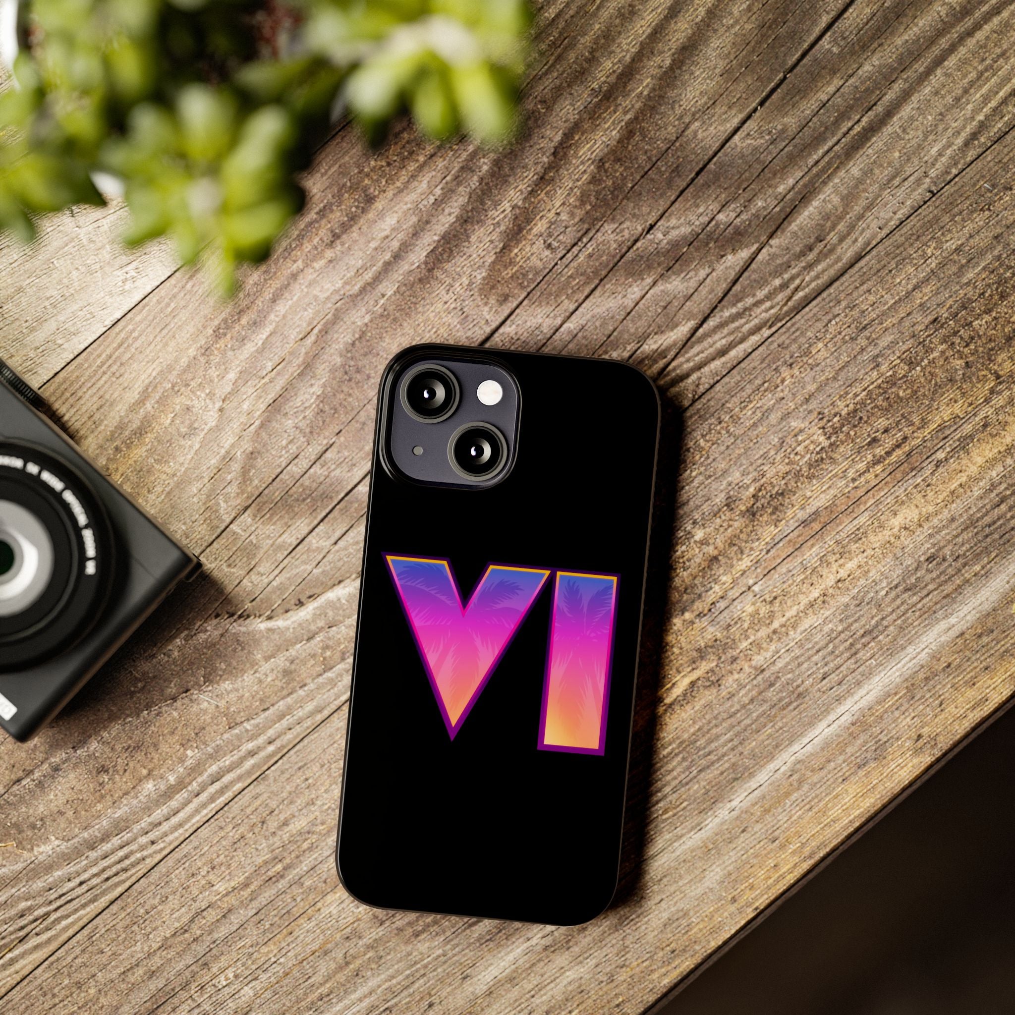 Slim Phone Case  |  Neon VI  |  iPhone 13 Mini