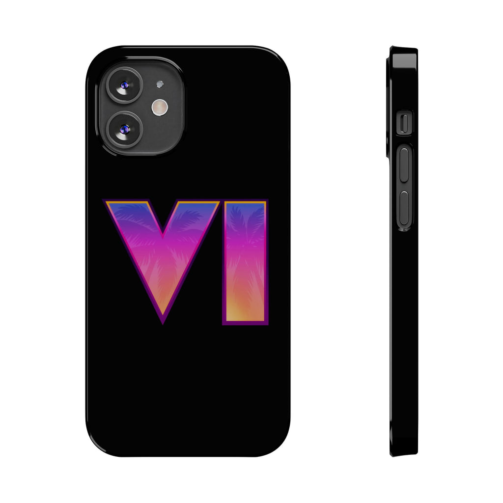 Slim Phone Case  |  Neon VI iPhone  |  12 Mini