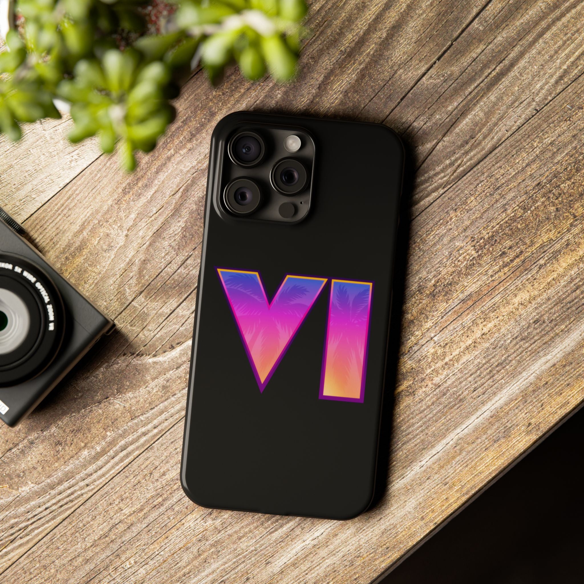 Slim Phone Case  |  Neon VI  |  iPhone 15 Pro Max