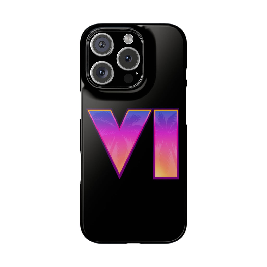 Slim Phone Case  |  Neon VI  |  iPhone 16 Pro