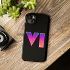 Slim Phone Case  |  Neon VI  |  iPhone 15 Plus