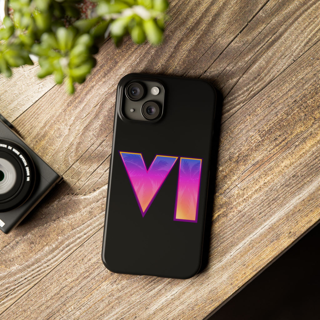 Slim Phone Case  |  Neon VI  |  iPhone 15
