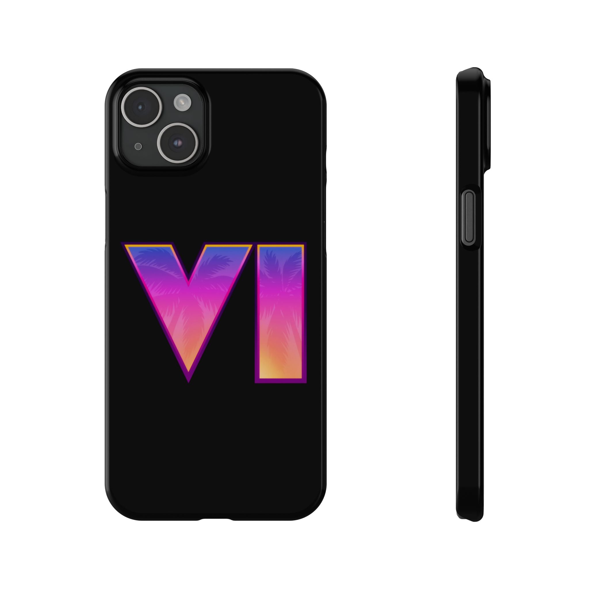 Slim Phone Case  |  Neon VI  |  iPhone 15 Plus
